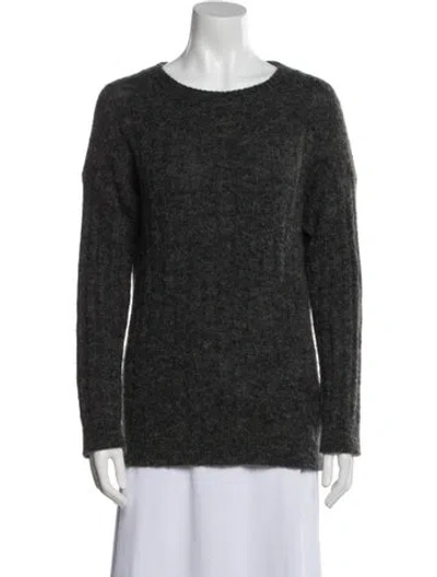 Pre-owned Acne Studios Scoop Neck Sweater In Black