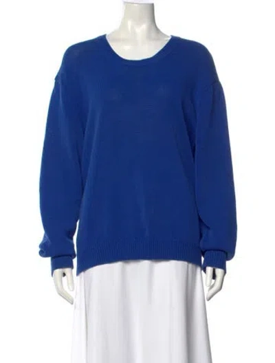 Pre-owned Acne Studios Scoop Neck Sweater In Blue