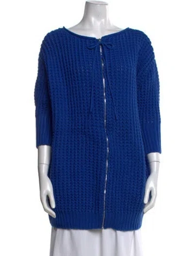Pre-owned Acne Studios Scoop Neck Sweater In Blue
