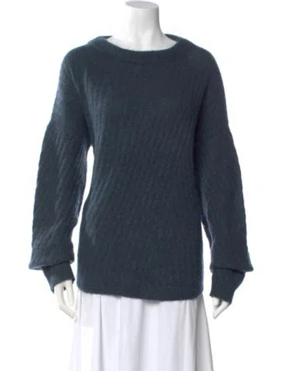 Pre-owned Acne Studios Scoop Neck Sweater In Blue
