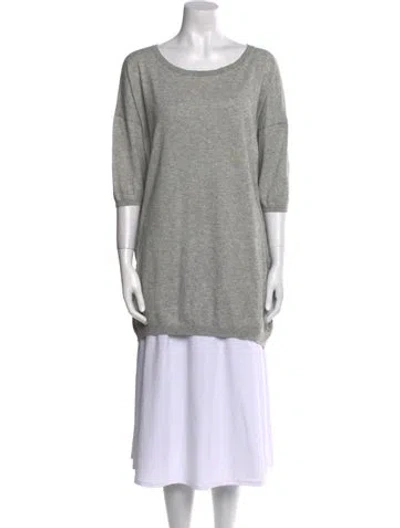 Pre-owned Acne Studios Scoop Neck Sweater In Gray