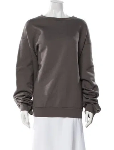 Pre-owned Acne Studios Scoop Neck Sweater In Gray