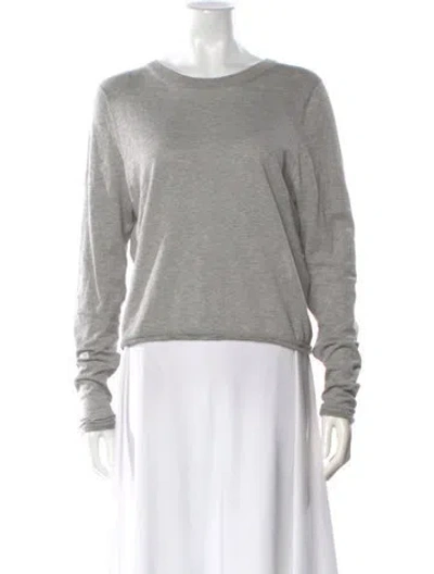 Pre-owned Acne Studios Scoop Neck Sweater In Gray