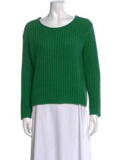 Pre-owned Acne Studios Scoop Neck Sweater In Green