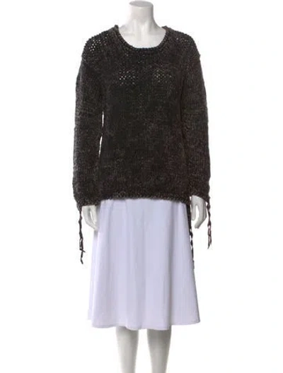 Pre-owned Acne Studios Scoop Neck Sweater In Multi