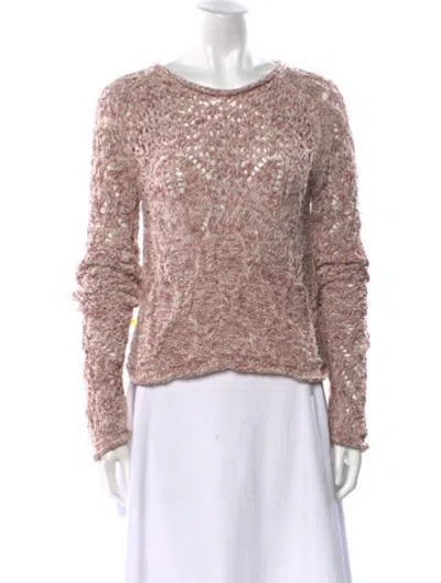 Pre-owned Acne Studios Scoop Neck Sweater In Neutral