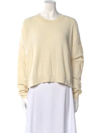 Pre-owned Acne Studios Scoop Neck Sweater In Neutral