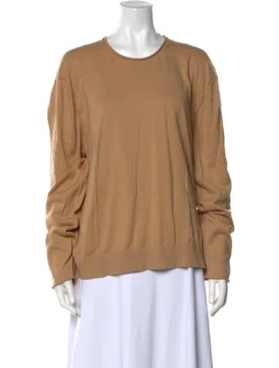 Pre-owned Acne Studios Scoop Neck Sweater In Neutral
