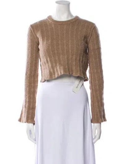 Pre-owned Acne Studios Scoop Neck Sweater In Neutral