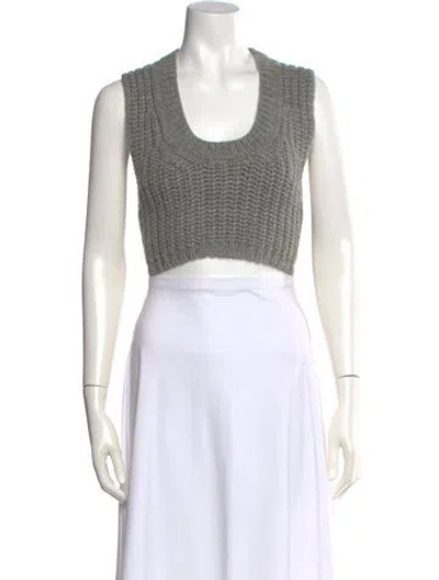 Pre-owned Acne Studios Scoop Neck Sweater In Neutral