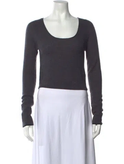 Pre-owned Acne Studios Scoop Neck Sweater W/ Tags In Grey