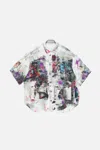 Acne Studios Setar Ss Viscose Printed Painter Decorat In White