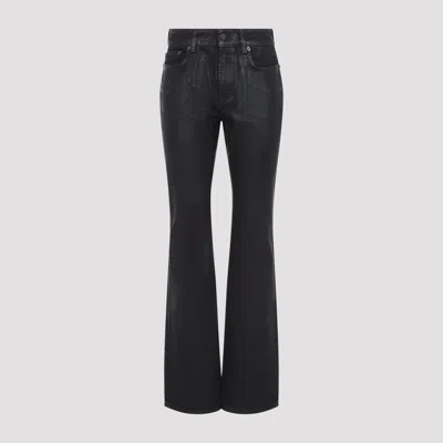 Acne Studios Shadow Cotton Denim Jeans In Black