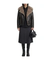 Acne Studios Shearling Jacket In Black