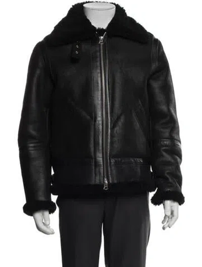Pre-owned Acne Studios Shearling Jacket In Black