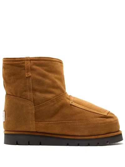 Acne Studios Batter Low Boots In Brown