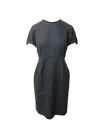 Acne Studios Sheath Dress In Black Viscose In Black