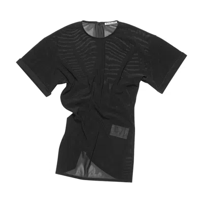 Pre-owned Acne Studios Sheer Blouse 'black' | Women's Size 36