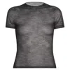 Acne Studios Sheer Knit T-shirt In Black