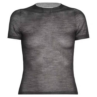 ACNE STUDIOS SHEER KNIT T-SHIRT