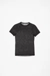 Acne Studios Sheer Knit T-shirt In Black