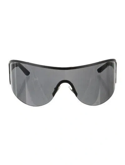 Pre-owned Acne Studios Shield Tinted Sunglasses In Black