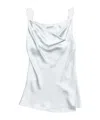 Acne Studios Shiny Satin Tank Top In Multi