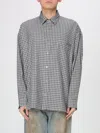 Acne Studios Checked Button-up Shirt In Black