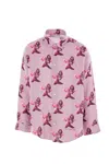 Acne Studios Pink Printed Button-up Shirt