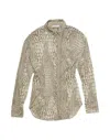 Acne Studios Button-up Printed Shirt In Neutral