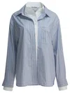 Acne Studios Light Blue Cotton Shirt In Multi