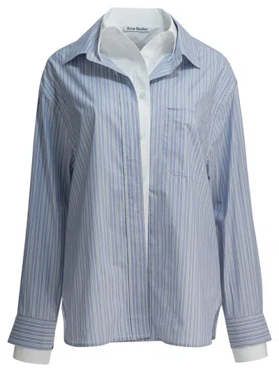 ACNE STUDIOS SHIRTS LIGHT BLUE