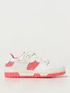 Acne Studios 08sthlm Low Pop M Sneakers - Leather - White/pink In White