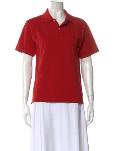 Pre-owned Acne Studios Short Sleeve Polo In Red