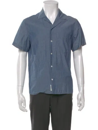 Pre-owned Acne Studios Short Sleeve Shirt In Blue