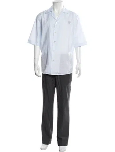 Pre-owned Acne Studios Short Sleeve Shirt In Blue