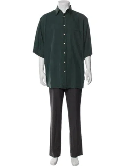 Pre-owned Acne Studios Short Sleeve Shirt In Green