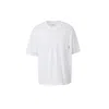 Acne Studios White Patch Pocket T-shirt In 183 Optic White