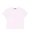 Acne Studios Logo-patch Short-sleeve T-shirt In Pink