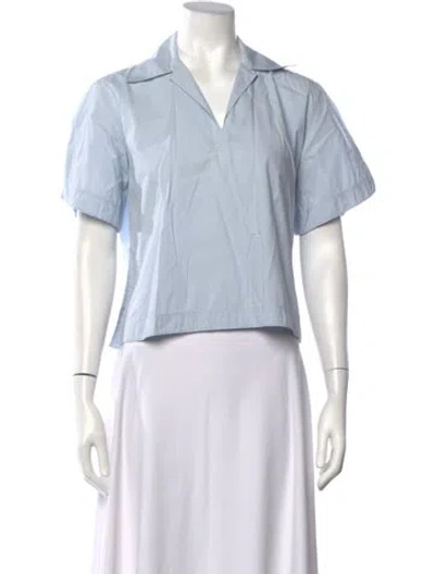 Pre-owned Acne Studios Short Sleeve Top In Blue