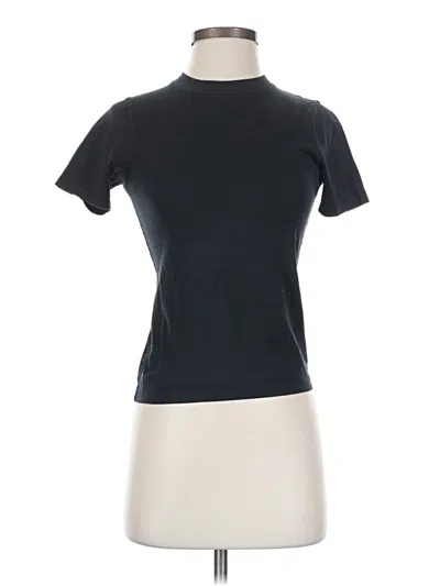 Pre-owned Acne Studios Short Sleeve Turtleneck In Black