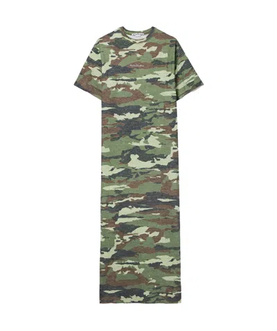 Acne Studios Short-sleeved Dress In Green