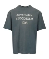 Acne Studios Short-sleeved T-shirt In Gray