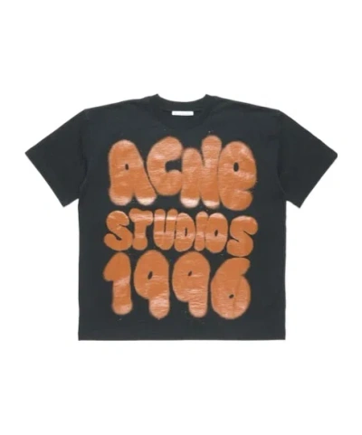 Acne Studios Short-sleeved T-shirt In Black