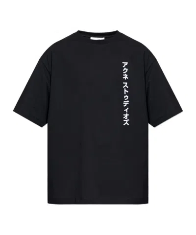 Acne Studios Short-sleeved T-shirt In Black