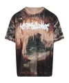 Acne Studios Graphic T-shirt In Brown
