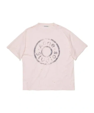 Acne Studios Short-sleeved T-shirt In Pink