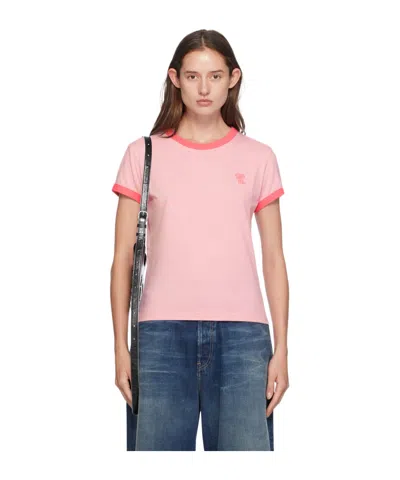 Acne Studios Short-sleeved T-shirt In Pink