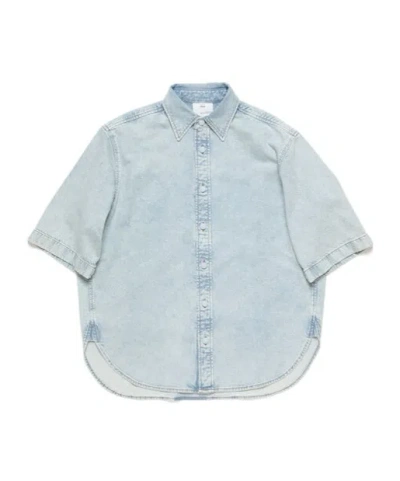 Acne Studios Denim Button-up Shirt - Relaxed Fit In Indigo Blue