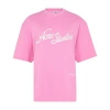 Acne Studios Exford Tourist Logo Tee Bubble Pink